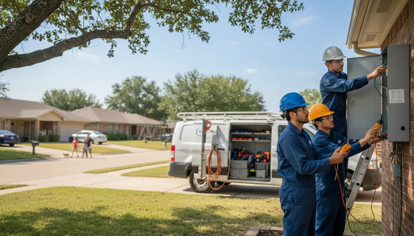 Certified electrician providing emergency electrical services in Caledonia, IL